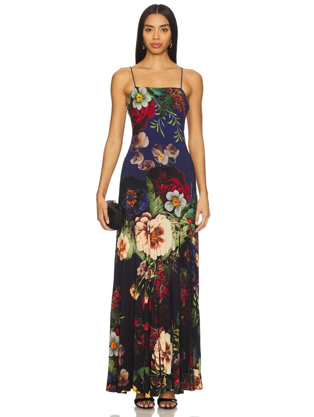 Alice + Olivia Augusta Maxi Dress in Magic Garden Gardient - Picture 12 of 16